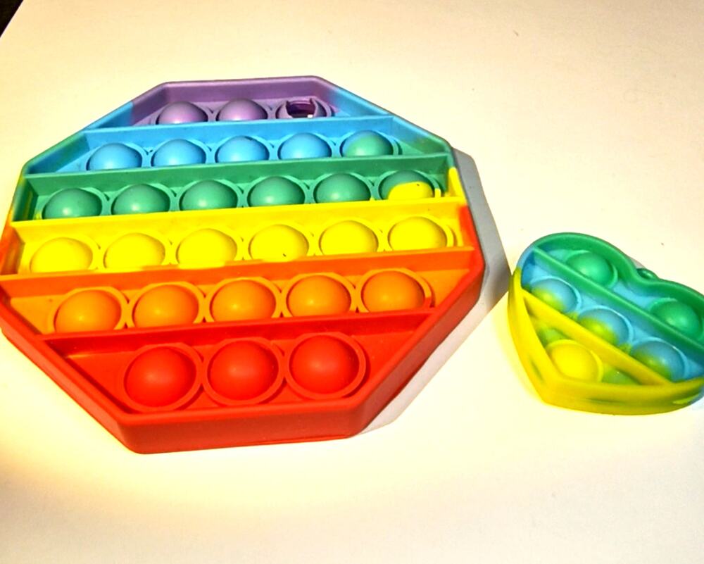 1781.  Sensory Fidget Toys Silicone Bubbles Set of 2